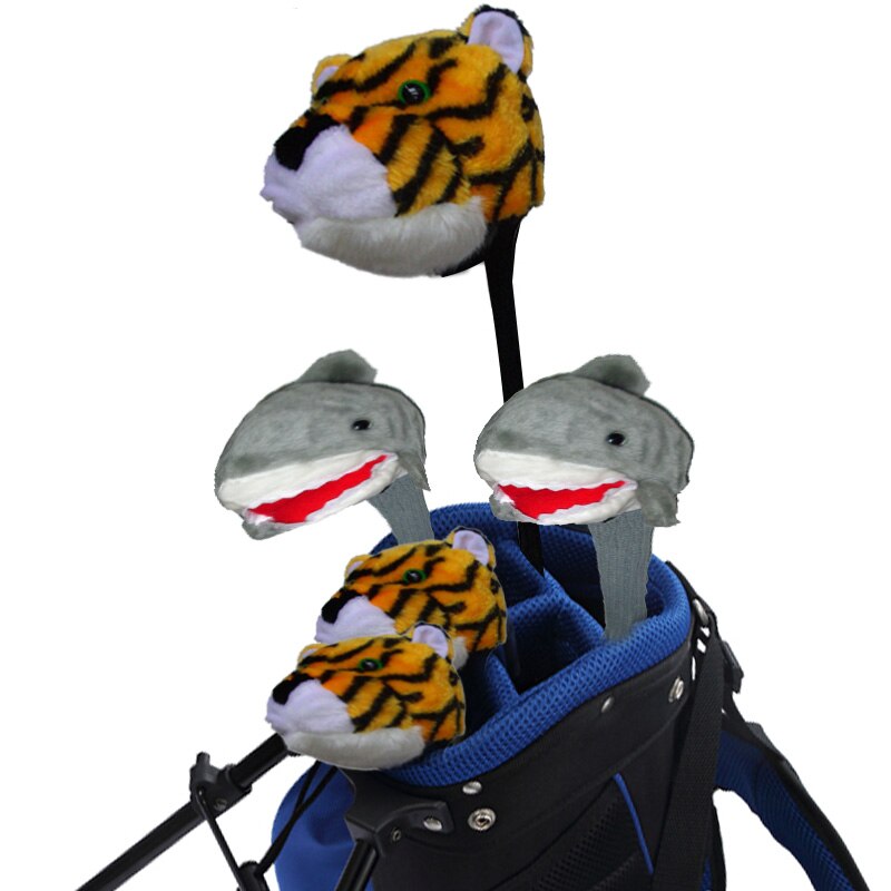 Animal golf headcover motorista cabeça capa esportes clube de golfe acessórios asd88