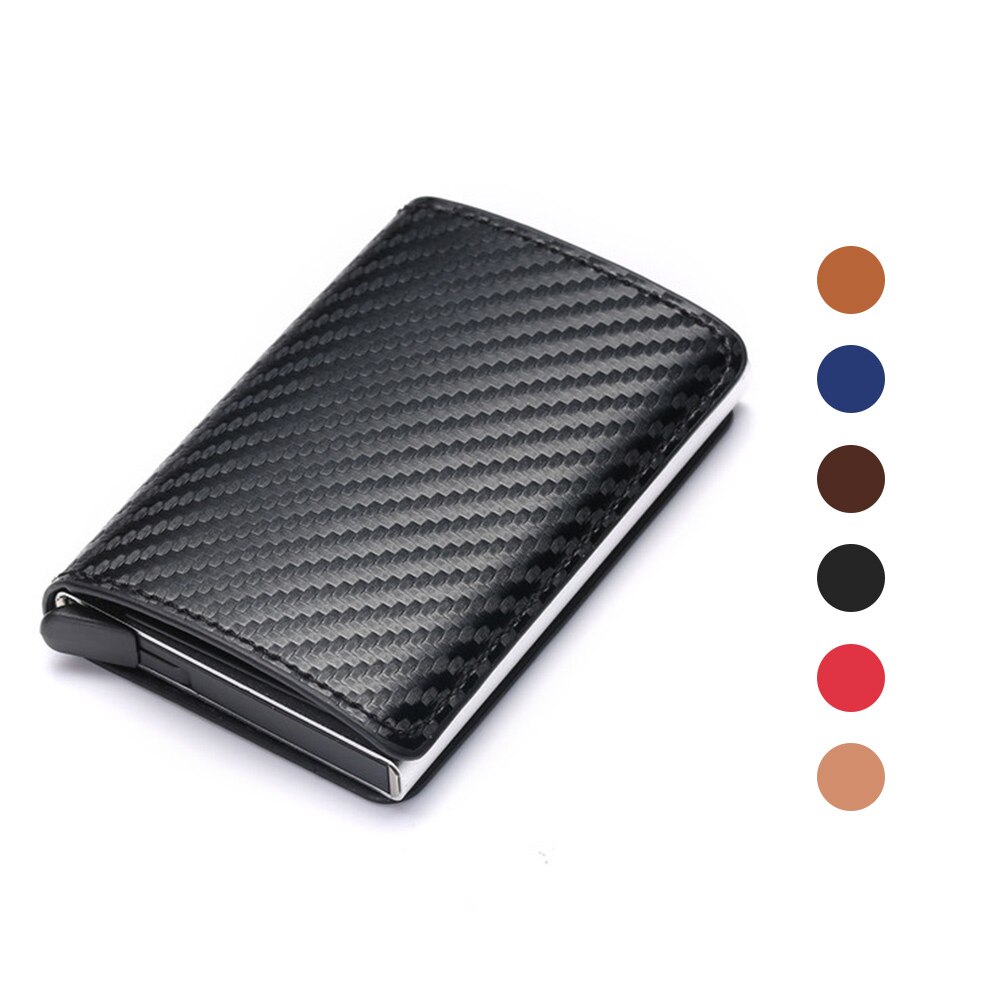 Man Vrouwen Smart Wallet Visitekaarthouder Hasp Rfid Portemonnee Aluminium Metal Credit Business Mini Card Wallet