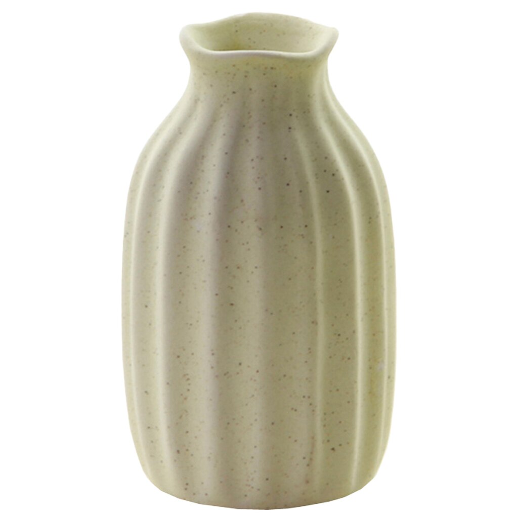 Macaron Ceramic Color Matte Mini Small Vase Home Jewelry Ornaments Tabletop Centerpiece Vase Flower Arragement Flower Vase: Yellow as described