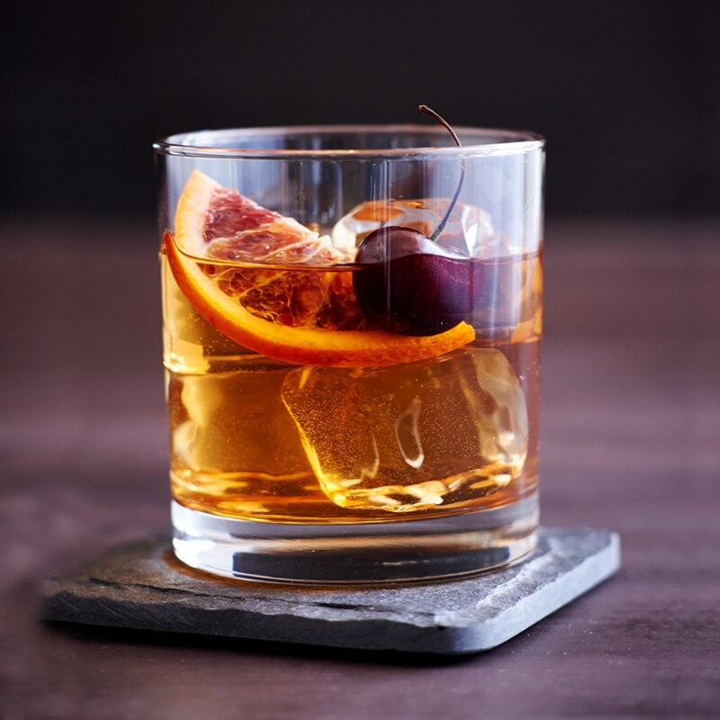 Loodvrij glas dik klassiek cocktailglas whiskyglas sterke drankglas