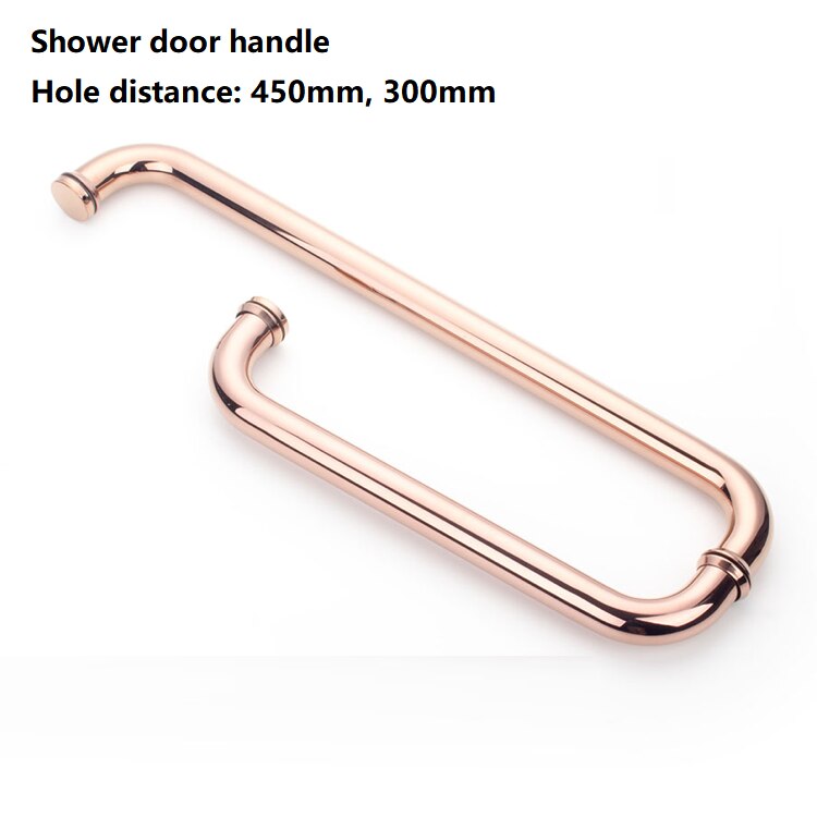 Rose Gold Dusche Installation Bausätze Dusche Glas Klemme Halterung Glas Türgriff Scharnier Gehäbenutzen Glas Tafel Unterstützung Bar
