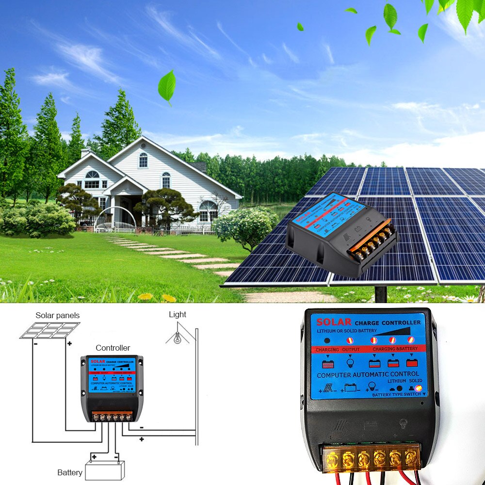 SUNYIMA 12V 24V Solar Charge controller 20A 30A 40A 50A Solar Panel Regulator Lithium Solid Battery Controllers