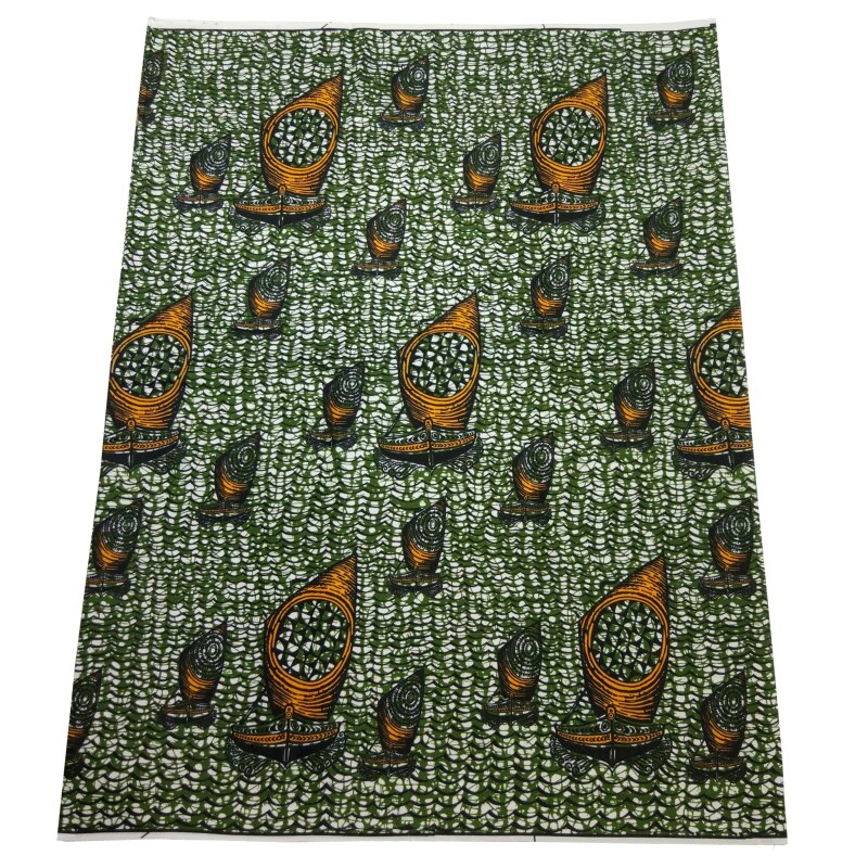 Nigerian African Polyester Goth Print Fabric Ankara Textiles Fabric Batik 6Yards