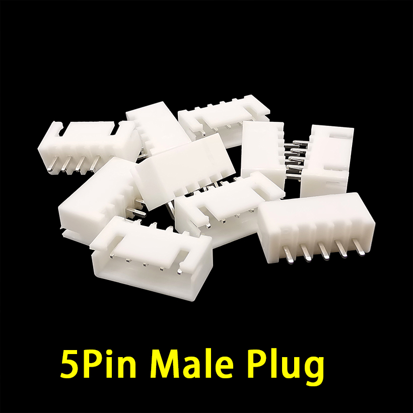 100 Stuks JST XH2.54 Mannelijke Vrouwelijke Materiaal Connector Leads Pin Header Behuizing 2/3/4/5 Pin terminal Plug Vrouwelijke Socket Plastic Schelpen: MULTI
