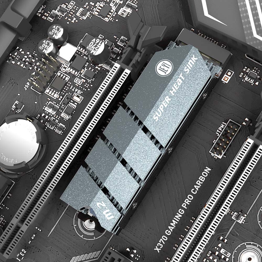 JEYI SSD card Cooling M.2 Heatsink NVME Heat sink NGFF M.2 2280 aluminum sheet Thermal conductivity silicon wafer cooling