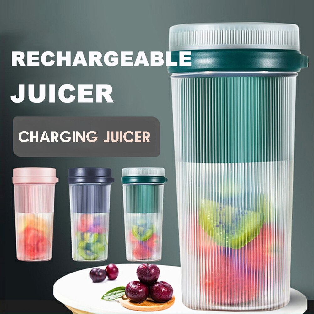 USB Portable Juicer Juice Cup MINI Household Milkshake Cup Portable Charging Student Breakfast Cup Electric Juice Cup