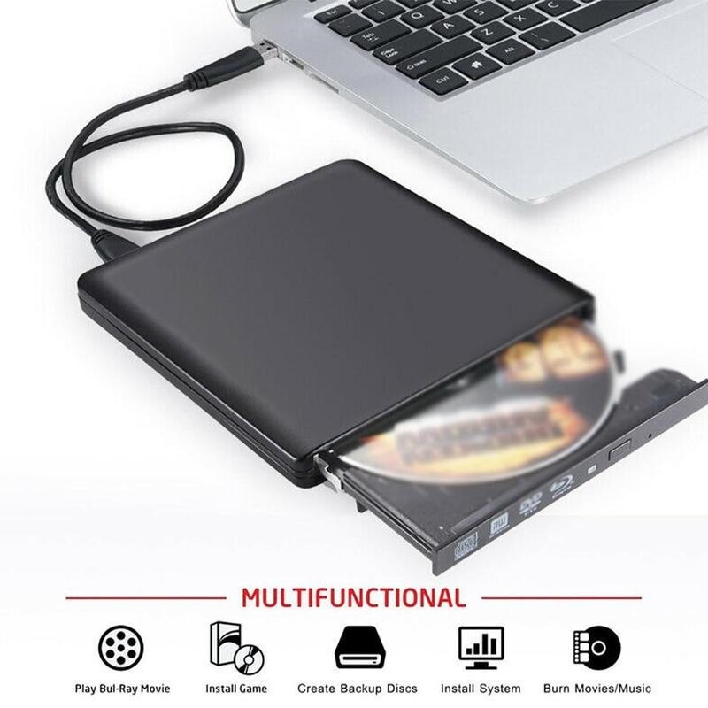 Ulkoinen blu-ray usb 3.0 optinen asema dvd mobiili optinen asema bd-rw-poltin tietokone yleinen ulkoinen optinen asema