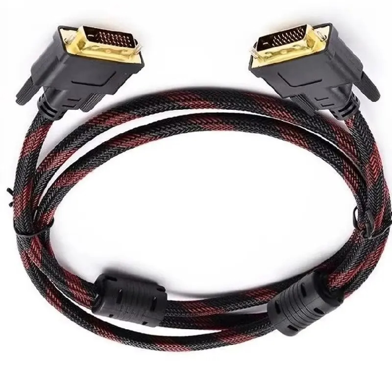 Cablu video dvi 24 1 dvi-d de înaltă definiție pentru monitor de computer, tv, proiector, 1.5m/3m/5m opțiuni de lungime disponibile