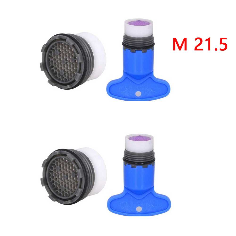 Llave aireadora de grifo con filtro burbujeador, herramientas de extracción de espuma, instrumento práctico: Amarillo claro