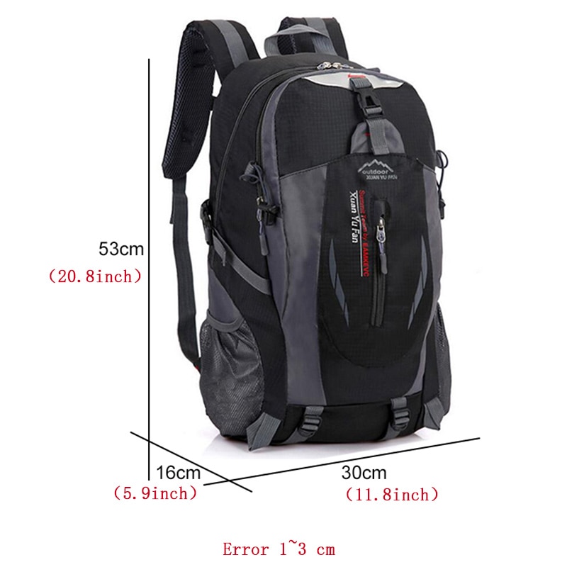 Men Travel Backpack Nylon Waterproof Youth sport Bags Casual Camping Male Backpack Laptop Backpack Women Outdoor Hiking Bag