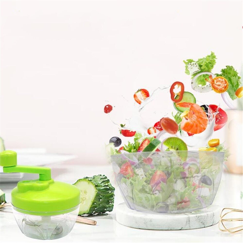 Multifunctional manual meat grinder food chopper garlic masher vegetable meat chopper garlic shredder kitchen tool