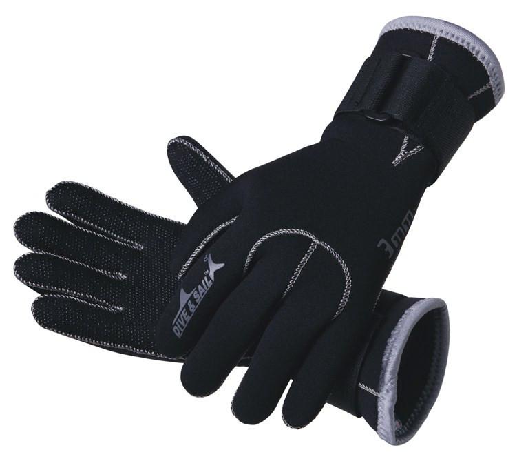 3mm neopreen duikhandschoenen zwemhandschoenen snorkelen anti-kras warm houden wetsuit materiaal zeilvissershandschoenen: M