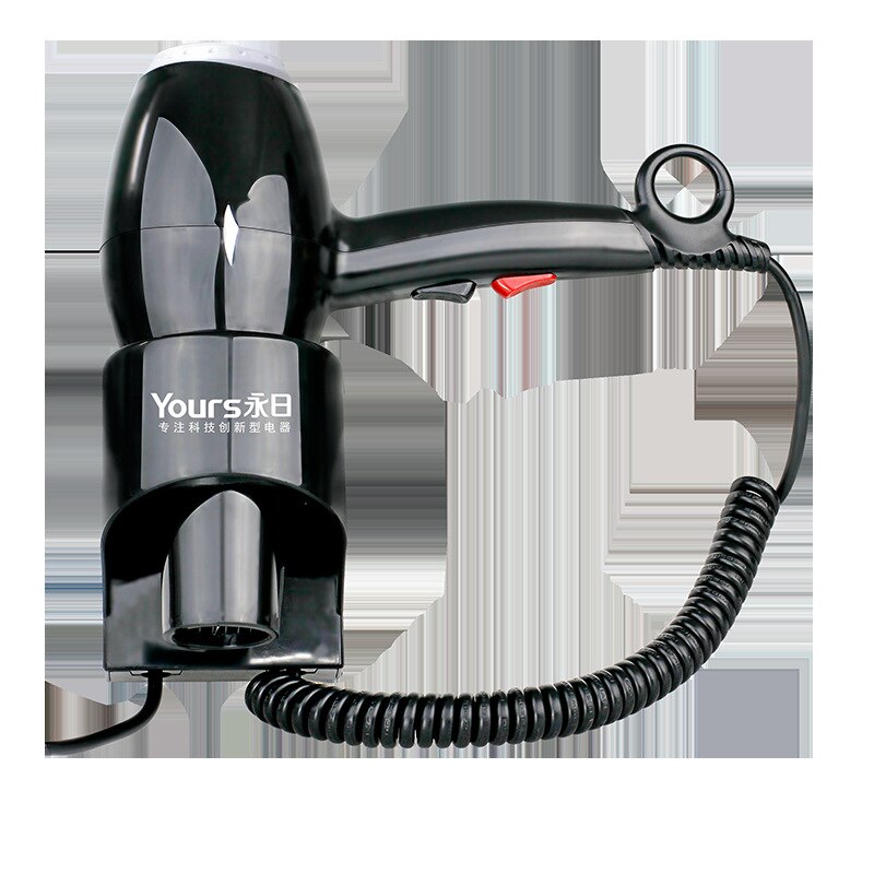 1600w 6- snelheden wandhangende föhn droge huid met föhnhouder voor hotelbadkamer aan de muur gemonteerde föhn en volumizer