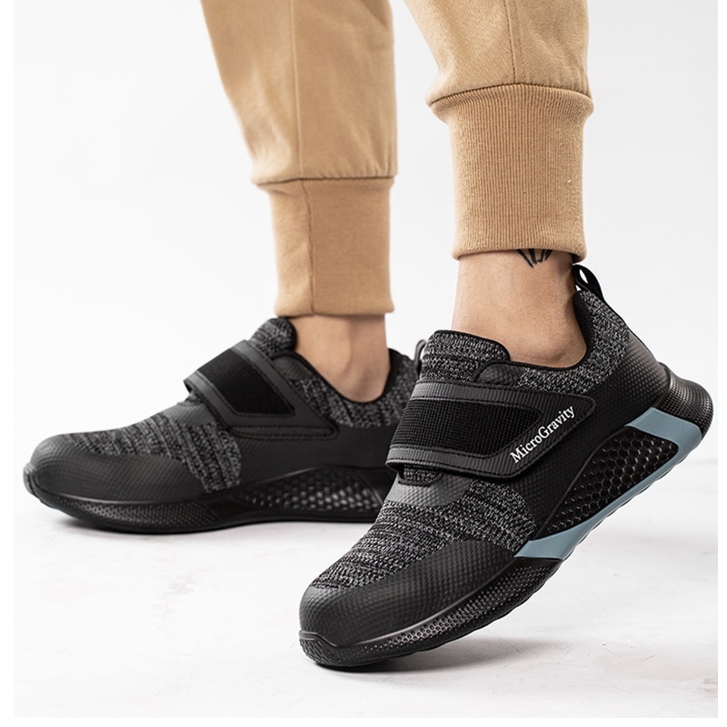 NEUSOP Veiligheidsschoenen Heren Veiligheid Staal Teen Cap WerkSchoenen Heren Womens Ademende Werkschoenen Lichtgewicht Zwart 42EU NEUSOP Veiligheidsschoenen Heren Veiligheid Staal Teen Cap WerkSchoenen Heren Womens Ademende Werkschoenen Lichtgewicht Zwart 42EU