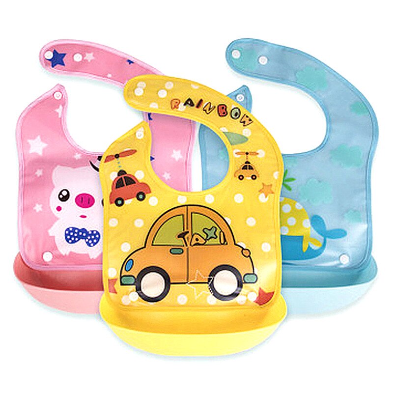Slabbers Afneembare Baby Kinderen Kids Cartoon Waterproof Feeding Schort Speeksel Handdoek Bib Kiel Doeken Baby Accessoires