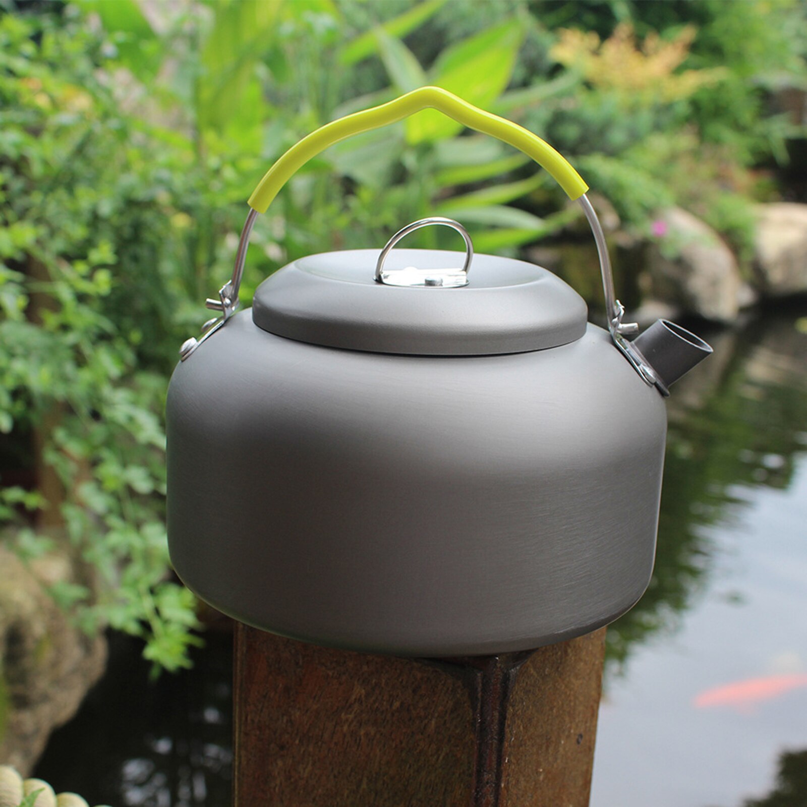 Camping Waterkoker Outdoor Draagbare Theepot Koffie Pot Open Vuur Kookgerei Voor Wandelen Camping Reizen Picnice Voor Kokend Water