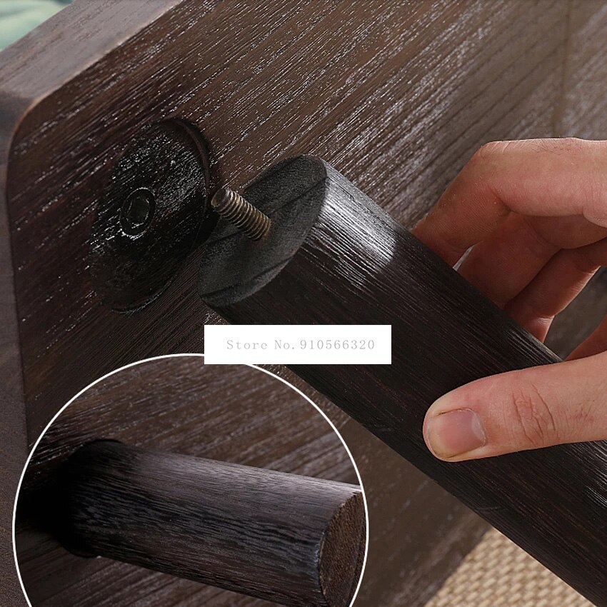 Chinese Tatami Coffee Table Balcony Solid Wood Tatami Table Bay Window Table Small Coffee Table Low Table 50 * 20 * 35cm