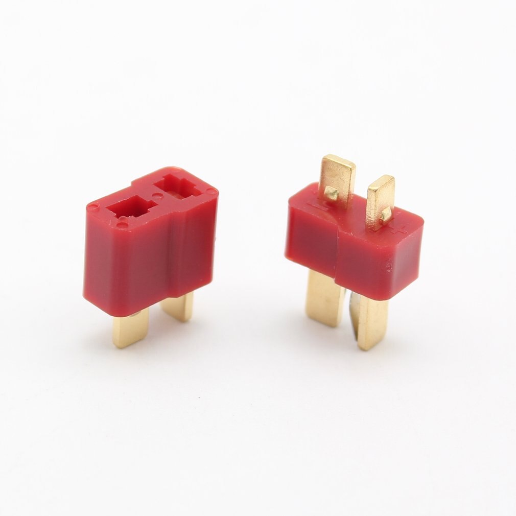 10 Pcs T Plug Deans Terminal Connector Set For RC LiPo Battery Helicopter Male/Female Terminals Connectors Adapter