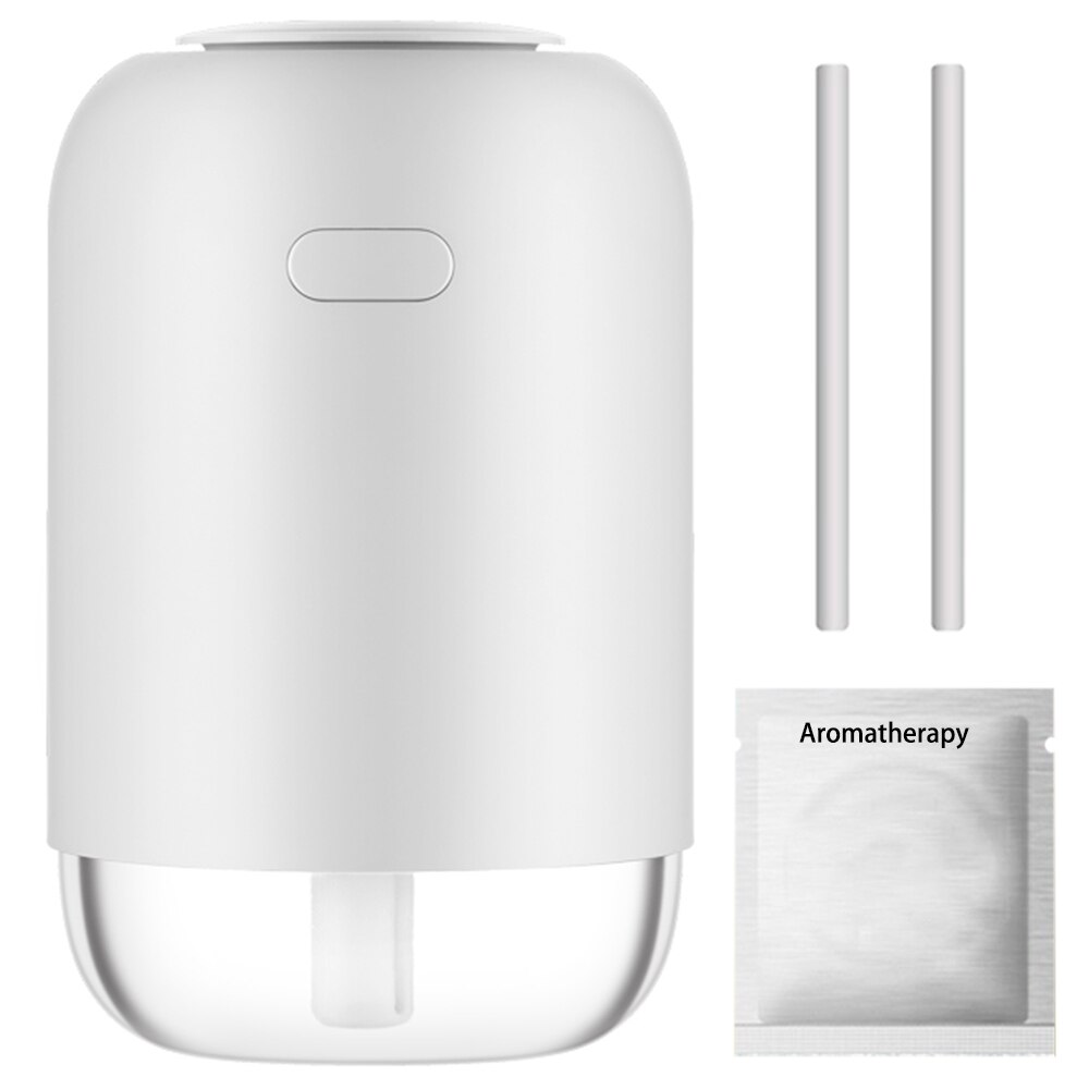 Luchtbevochtiger Oplaadbare Essentiële Olie Diffuser Draadloze Luchtbevochtiger Usb Aroma Diffuser Ultrasone Humidificador Fogger: white humidifier