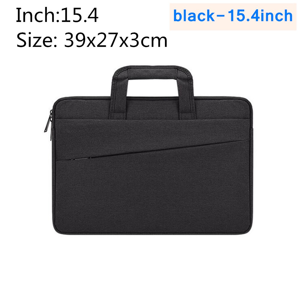 Funda protectora para ordenador portátil, maletín de negocios para Macbook Air Pro de 13,3, 14,1, 15,4 y 15,6 pulgadas, con forro de Apple