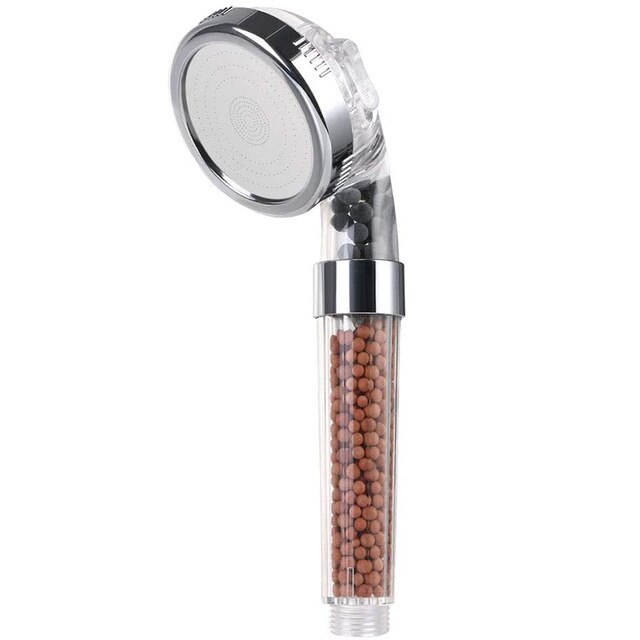 Cabezal de ducha Magichome iónico, filtración de 3 capas, ahorro de agua a alta presión, de mano, boquilla de SPA: white F