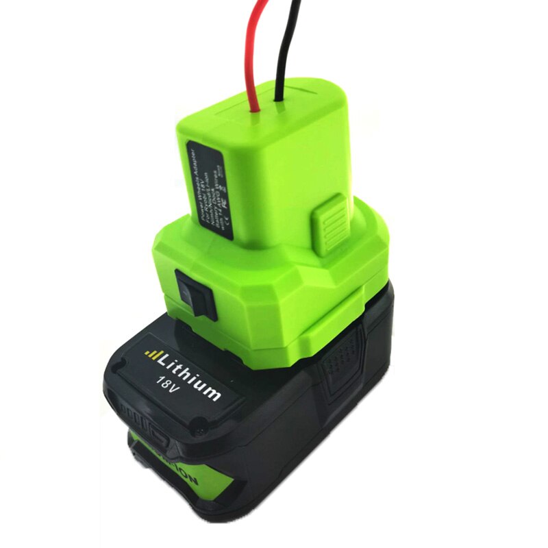 Adapter For Ryobi 18V Nimh/Nicd/Li-ion Battery DIY Power Wheels Adapter for Ryobi ONE+ Dock Power Connector With 14 AWG Wires