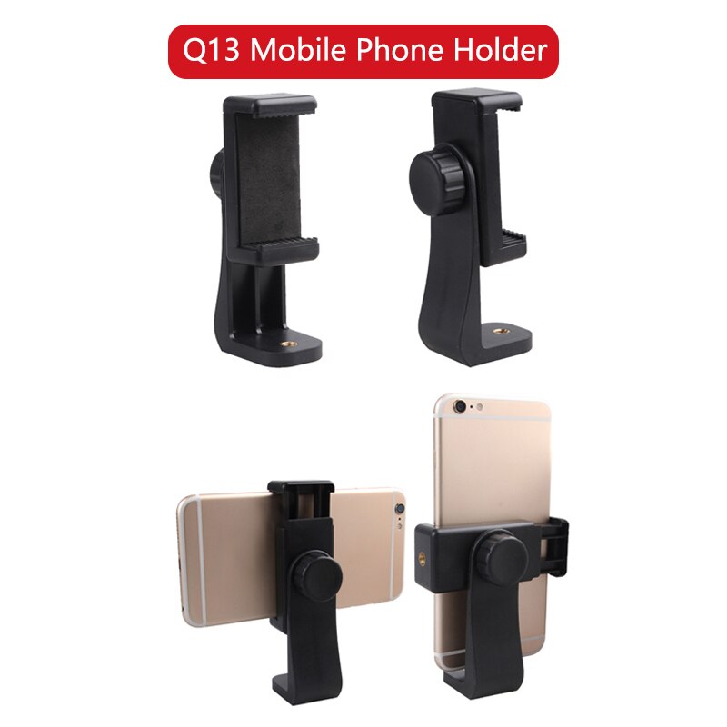 1/4" Phone Clip Holder Flash Shoe Screw Adapter Tripod Mount With Adjustable Clamp For All Phones Tripod Accessories