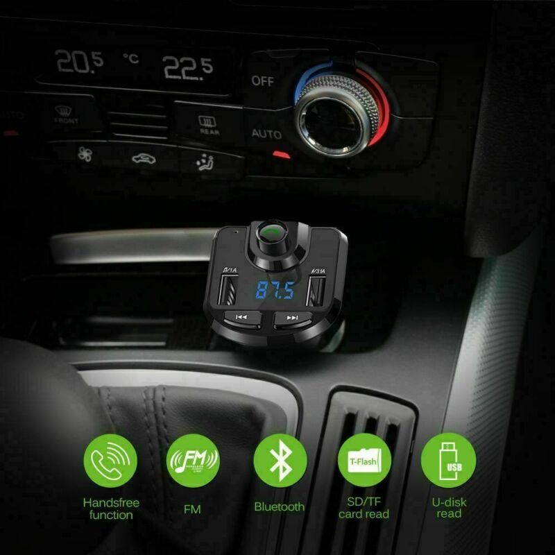 Auto FM Transmitter Bluetooth Auto Set FM Transmitter Radio MP3 Player USB Ladegerät Drahtlose Freihändige