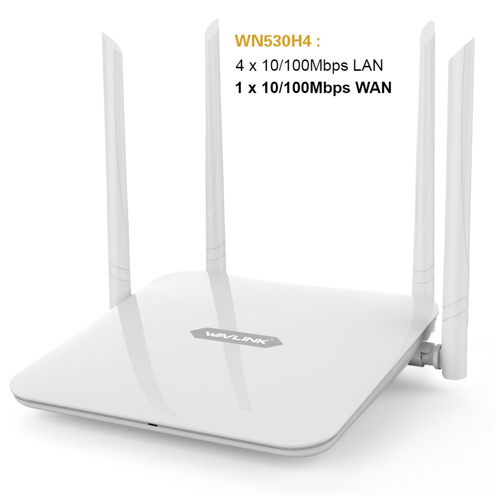 Wavlink  ac1200 wifi router 5 ghz wifi extender 1200 mbps booster 2.4 ghz wifi repeater 4 x 5 dbi antenne smart dual-band router: Eu-stik / 100 mbps wan-version