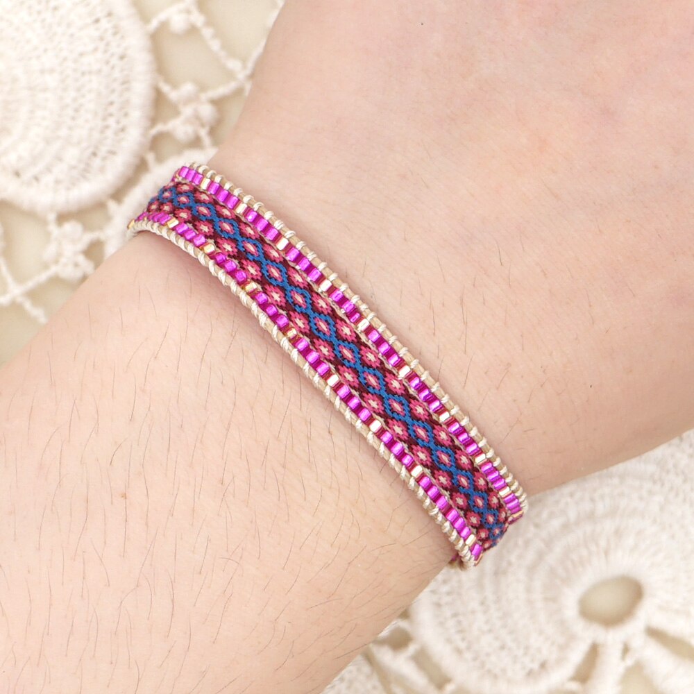 Go2boho Boho Jewelry Bracelet For Women MIYUKI Beads Ethnic Bracelets Braided Pulseras Adjustable String