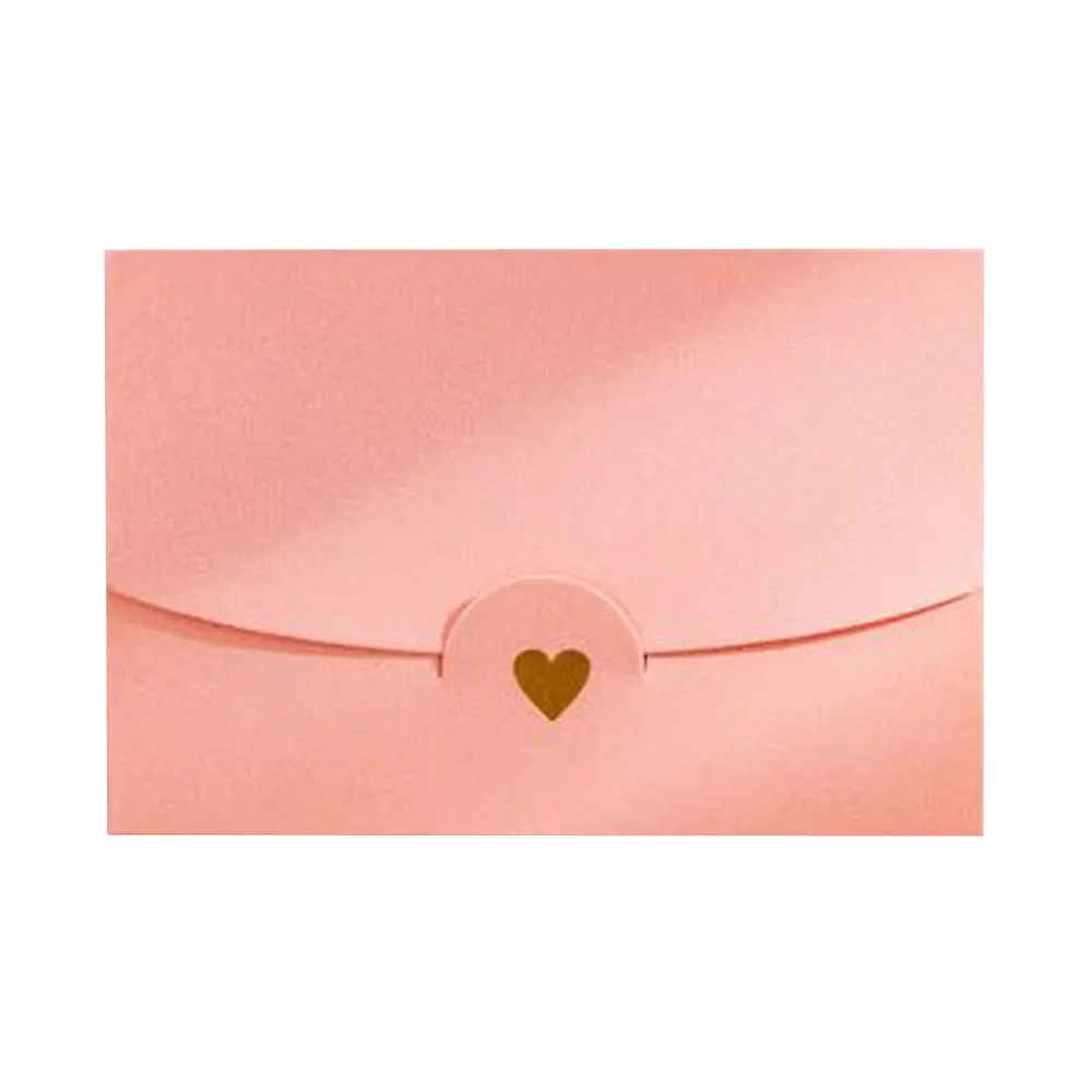 Stationary Small Envelope 10.5*7CM For Letter Pearlescent Paper Paper Envelopes Name Card Mini Envelopes Greeting Card: light green