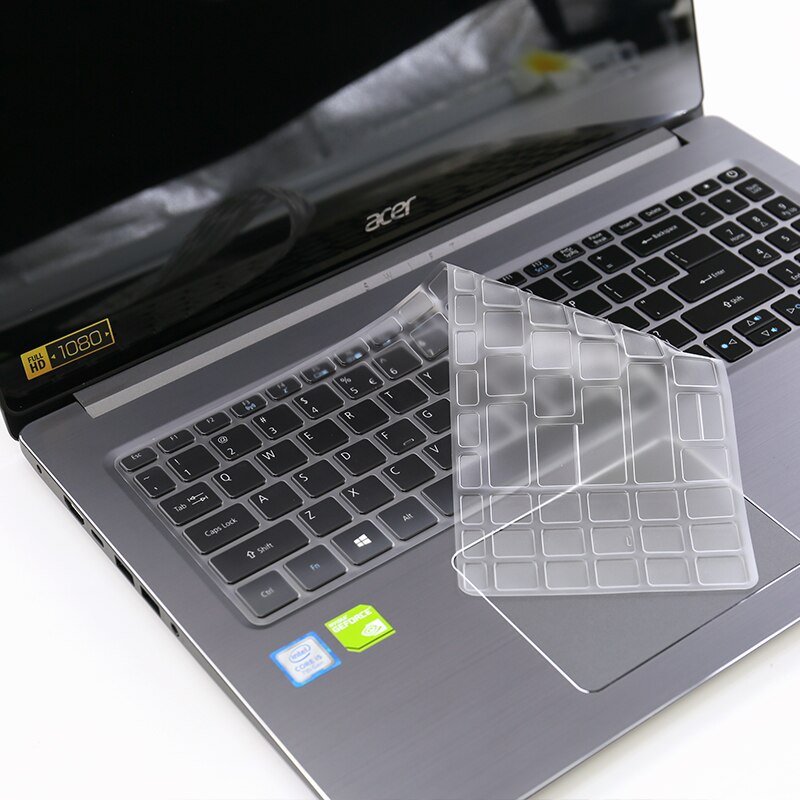 Para ACER Aspire 5 A515-54G A515-52 A515-53 A515-55 A515-56 15,6 pulgadas cubierta del teclado del ordenador portátil TPU claro Protector de la piel: TPU