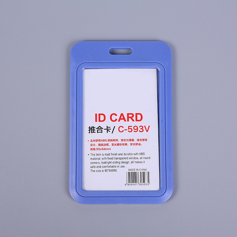 Doctor Nurse ID Card Pass Holder Student ID Card Holder Bus Pass Business Card Case Acrylic Nurse Badge: NO.1