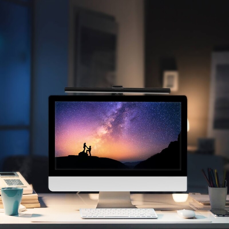 Computer Monitor Light Stepless Dimming Screen Hanging Light e-Reading LED Lamp