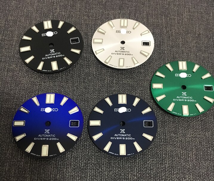 Seikomodify ommontering af bogstavelig xiaoyuanzu super  c3 lysende sbdc 051 montering og udskiftning af 28.5 diameter seikoquality
