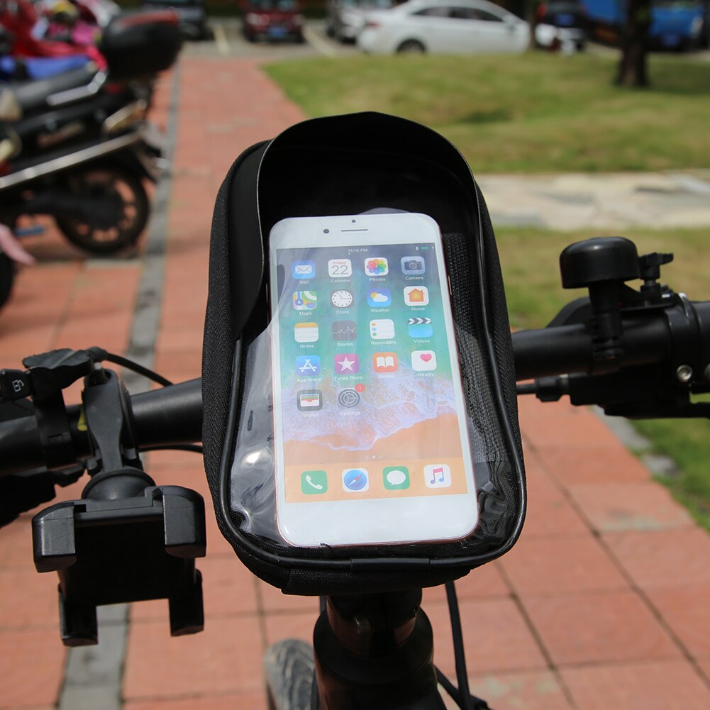 Fiets Voorframe Tas Waterdichte Fietsen Bovenbuis Driehoek Telefoon Opslag Pouch Fietsen Draagbare Stofdicht Fietsen Onderdelen