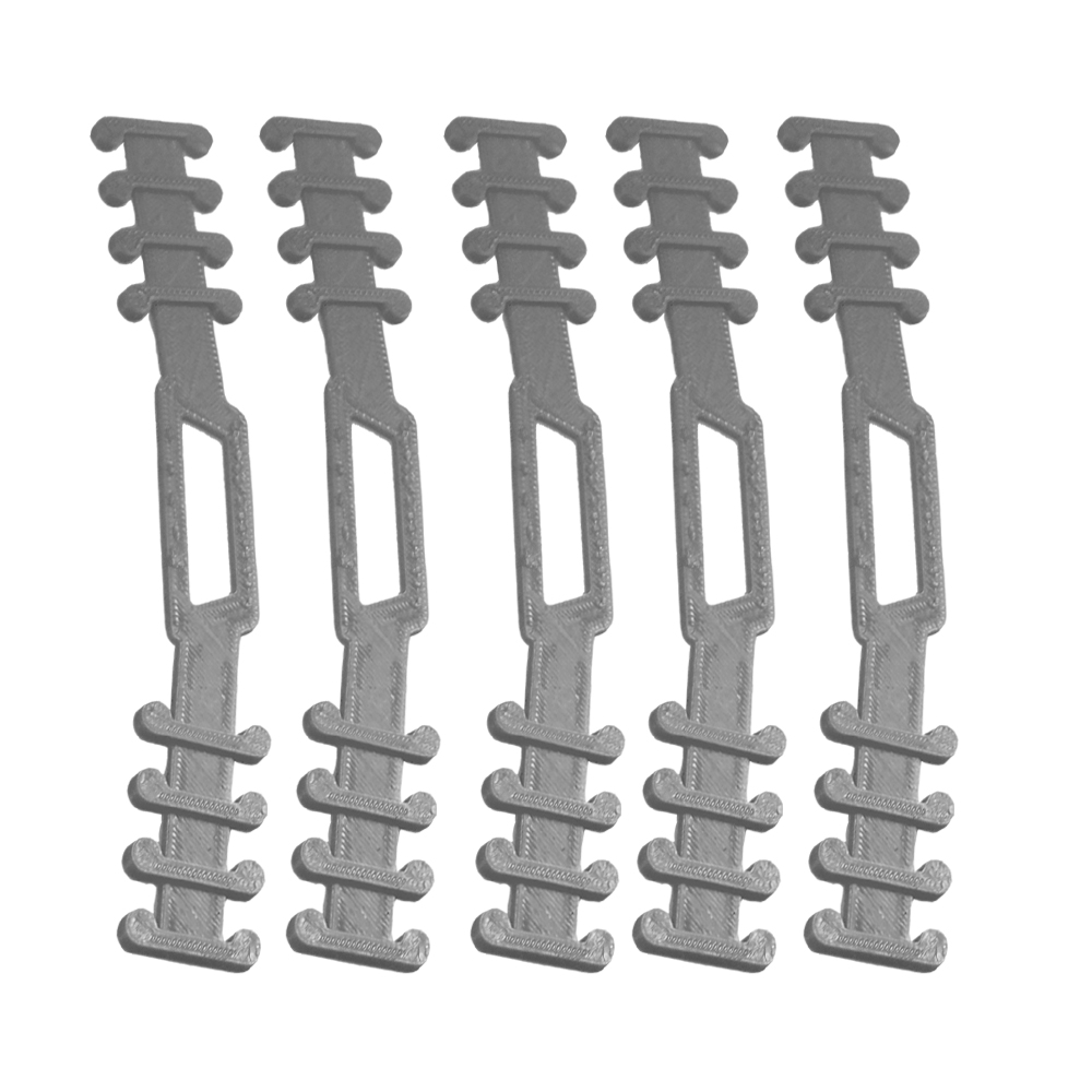 5 Pcs 3D Gedrukt Masker Strap Extender Size Aanpassing Gesp 5 Pcs Vierde Versnelling Verstelbare Anti-Slip Masker Oor grips Extension Haak