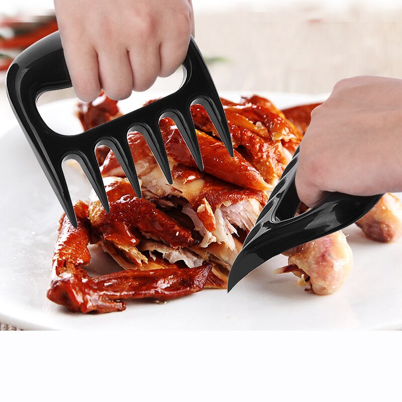 alimentaire manuel tirer viande déchiqueter porc ours griffes viande déchiqueteuse fourchettes BBQ fourchette pince rôtissage fourchette pince rôtissage fourchette BBQ outils