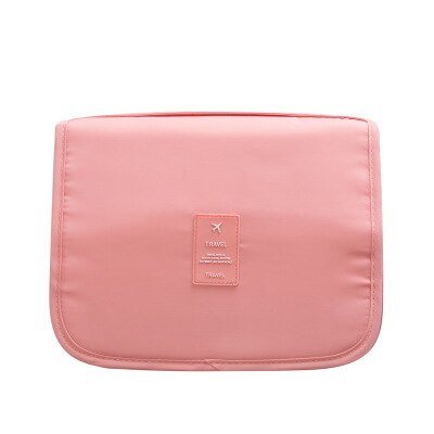 Wielofunkcyjny hak do zawieszania worek do prania kobiety kosmetyczki Travel Necessarie makijaż organizator przyborów toaletowych etui kosmetyczka: Pink