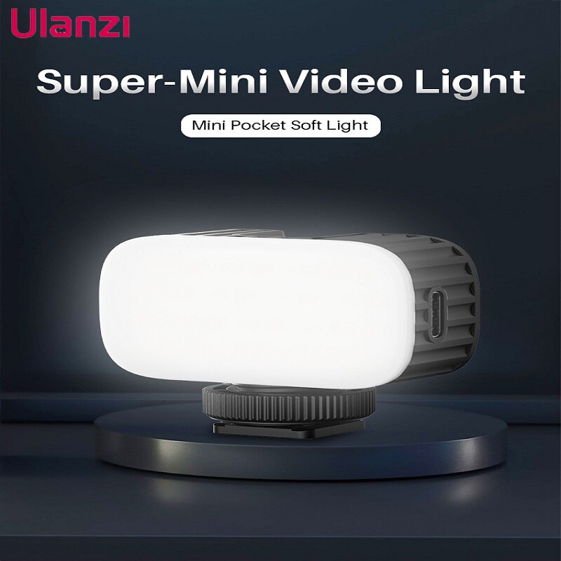 Ulanzi VL66 Verstelbare Led Video Light Met 360 Rotatie Beugel Oplaadbare Dslr Slr Mobiele Draagbare Licht Invullen