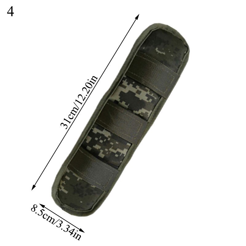 1Pcs Vervanging Schouderriem Riem Pad Non Slip Schouderriem Pads Voor Rugzak Unisex Zwart Camouflage Kussen Voor Tassen