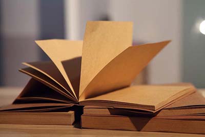 Ezone anteckningsbok planerare brun/beige papper tomma sidor skiss anteckningsbok klippbok resedagbok skola kontorsmateriel: Brun