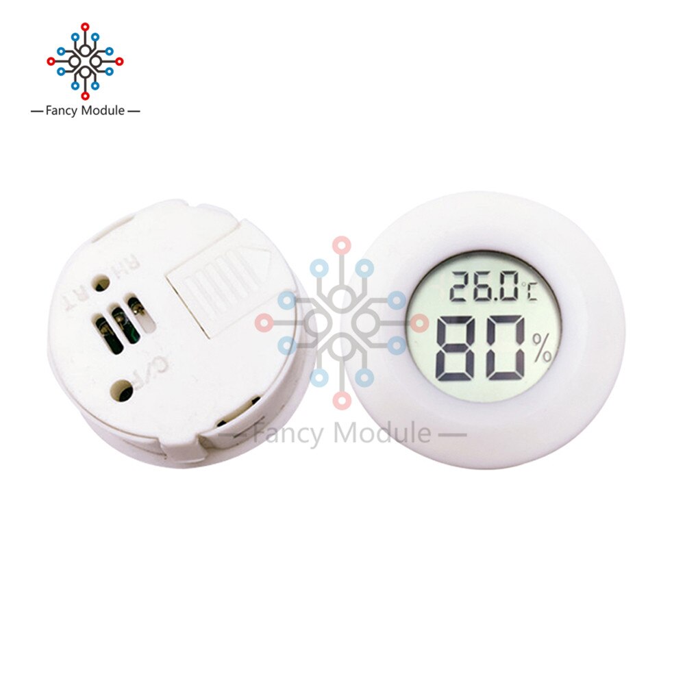 Mini LCD Digital Thermometer Hygrometer Temperature Indoor Convenient Temperature Sensor Humidity Meter Gauge Instruments Cable
