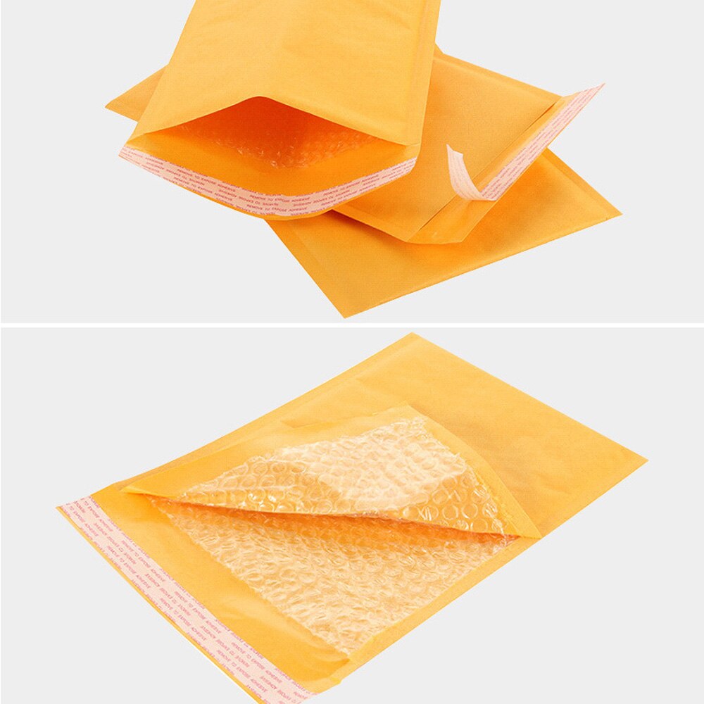 30 Uds. Bolsas de sobres de burbujas, papel Kraft, sobres acolchados, de sobres con burbuja, embalaje amarillo multifunción, bolsa de correo