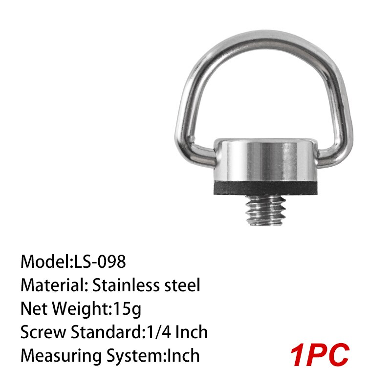 DSLR strap screw d ring camera screw mount 1/4 inch quick release plate Screw for the camera accessories（adapter as a ）