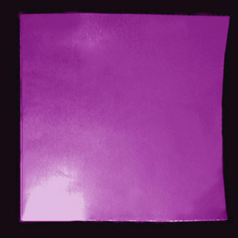 100 Stck/viel Krepp Papier Blätter Süssigkeit Zucker Schokolade Süßwaren Süßwaren Platz Folie Verpackung Paket Weihnachten Baum Pack: Violett