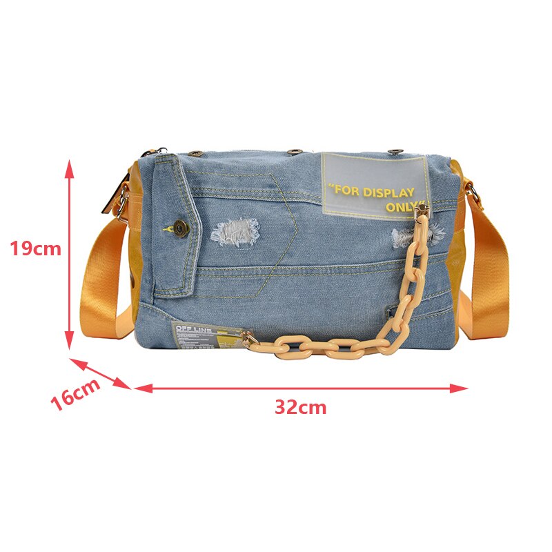 Oxford Travel Bag Women/men Hand Luggage Bags Case Big Travel Duffle Weekend Bag Male/female Denim Patchwork Gym Bags