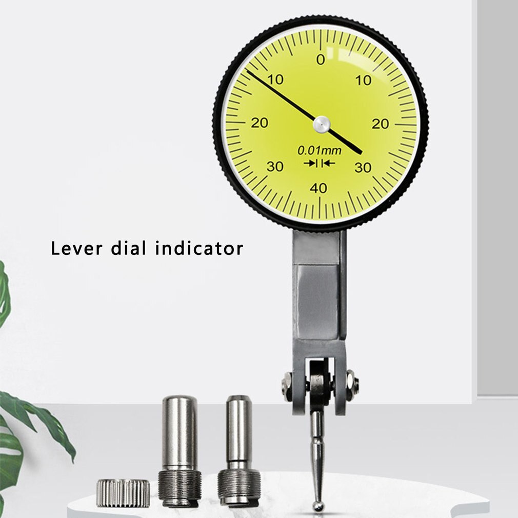 Genaue Dials Gauge Test Anzeige Präzision Metric Mit Schwalbenschwanz Schienen Montieren 0-0,8 MM 0,01mm Mess Instrument Werkzeug