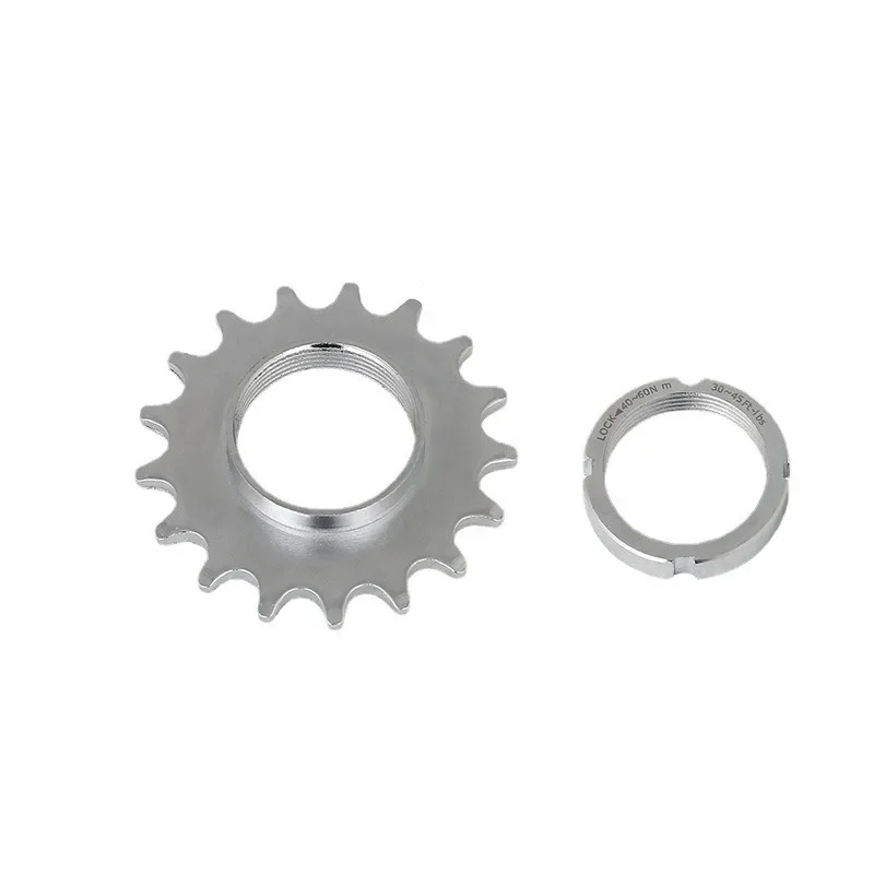 Deemount fast gear cykel friløb tandhjul nav låsning 1 speed fixie cykel gevind låseringe 13t 14t 15t 16t 17t 18t