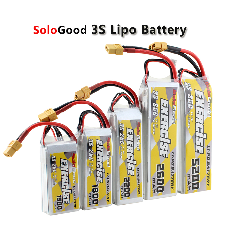 3S Lipo Batterij 11.1V 1200 Mah 1800 Mah 2200 Mah 25C 2600 Mah 3000 Mah 4200 Mah 5200 mah 35C Met XT60 Plug